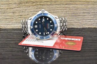 Omega Seamaster Diver 300 M 41MM James Bond - Quarz - Blue Wave Dial 2013