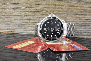 Omega Seamaster Diver 300 M 41MM Quarz James Bond 212.30.41.61.01.001 Black Dial - Zertifikat 2012