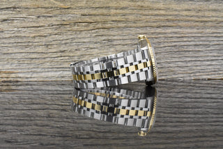 Tudor Prince Date Day 76213 Gold Linen Diamond Dial Automatik