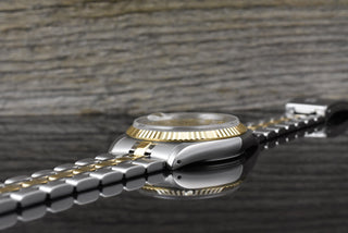 Tudor Prince Date Day 76213 Gold Linen Diamond Dial Automatik