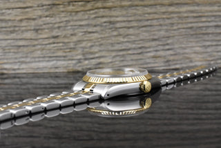 Tudor Prince Date Day 76213 Gold Linen Diamond Dial Automatik