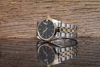 Tudor Prince Date 74033 MINT / NEUWERTIG - MEDIUM 34MM Stahl Gold - Full Set
