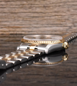 Tudor Prince Date 74033 MINT / NEUWERTIG - MEDIUM 34MM Stahl Gold - Full Set
