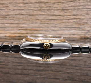 Tudor Prince Date 74033 MINT / NEUWERTIG - MEDIUM 34MM Stahl Gold - Full Set