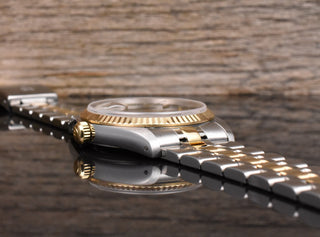 Tudor Prince Date 74033 MINT / NEUWERTIG - MEDIUM 34MM Stahl Gold - Full Set