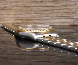 Tudor Prince Date 74033 MINT / NEUWERTIG - MEDIUM 34MM Stahl Gold - Full Set