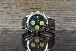 Breitling Chronomat British Racing Green - SERVICE 10/2025 - Automatik Vintage