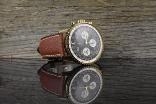 Breitling Navitimer Cosmonaute 809 Gold Plated - Authentic Vintage Handaufzug