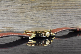 Breitling Navitimer Cosmonaute 809 Gold Plated - Authentic Vintage Handaufzug