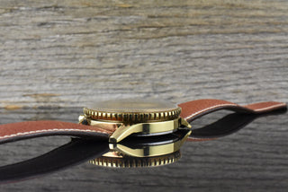 Breitling Navitimer Cosmonaute 809 Gold Plated - Authentic Vintage Handaufzug