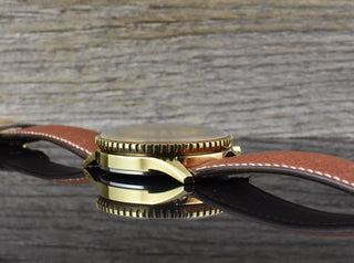 Breitling Navitimer Cosmonaute 809 Gold Plated - Authentic Vintage Handaufzug