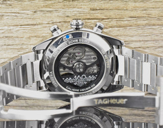 TAG Heuer Carrera Heuer-02T Calibre 02 44MM 160th Anniversary Limited Edition / Black Caramic - Full Set