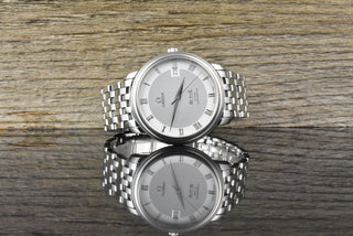 Omega De Ville Prestige Co Axial 37MM Silver Dial - Automatik - 2012 B&P