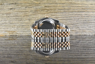 Rolex Datejust 36 Stahl & Roségold - Pink Computer Diamond Dial - B&P 2013