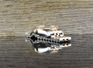 Rolex Datejust 36 Stahl & Roségold - Pink Computer Diamond Dial - B&P 2013