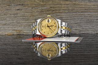 Tudor Prince Date Day 76213 Automatik Stahl / Gold - Linen Dial - 2016