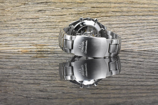 Omega Speedmaster Broad Arrow 1957 Black Dial Automatik - Full Set