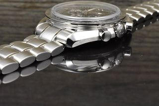 Omega Speedmaster Broad Arrow 1957 Black Dial Automatik - Full Set