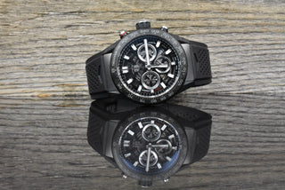 TAG Heuer Carrera 02 Carbon Skeleton Chronograph 45MM SERVICE 2026 B&P 2019