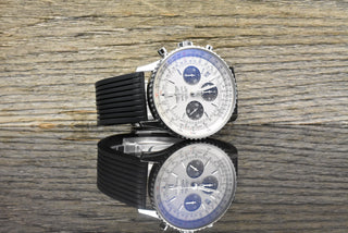 Breitling Navitimer 01 Special Edition Gray Panda / Rubber / Automatik - Full Set