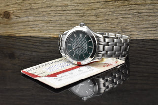 Omega Seamaster 120 M Jacques Mayol Limited Edition Green Dial unpoliert - Vintage