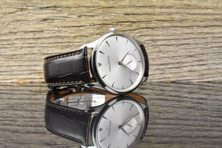 Jaeger-LeCoultre Master Grande Ultra Thin Q1358420 / 174.8.90.S Stahl - B&P 2015