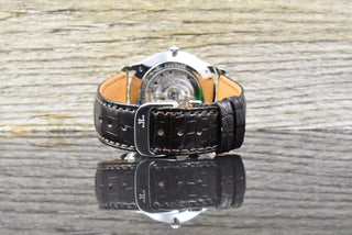 Jaeger-LeCoultre Master Grande Ultra Thin Q1358420 / 174.8.90.S Stahl - B&P 2015