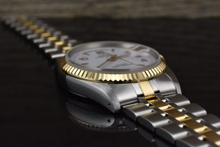 Tudor Prince Date Day 76213 Very Rare White Dial Automatik - Full Set