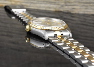 Tudor Prince Date 74033 NOS / UNGETRAGEN Silver Linen Diamond Dial - 2001