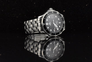 Omega Seamaster Diver 300 M Co Axial 41MM Black Wave Dial - one of the last - Automatic