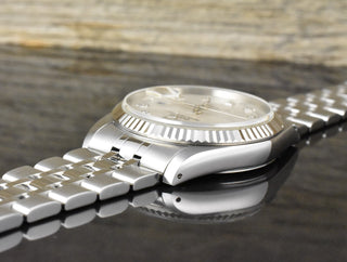 Tudor Prince Date 76214 Stahl / Weißgold top Bezel - Full Set