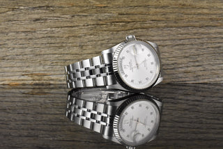 Tudor Prince Date 76214 Stahl / Weißgold top Bezel - Full Set