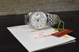 Tudor Prince Date 76214 Stahl / Weißgold top Bezel - Full Set