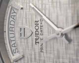 Tudor Prince Date 76214 Stahl / Weißgold top Bezel - Full Set