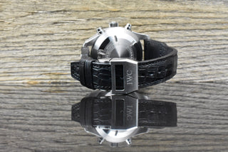 IWC Fliegeruhr Doppelchronograph Double Chronograph IW377801 unpoliert - Black Dial - B&P 2012