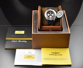 Breitling Chronomat 44 GMT Automatik AB0420B9 Rubber AB0420 Black Panda Dial Full Set 2017