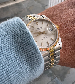 Tudor Prince Date 74033 NOS / UNGETRAGEN 34MM Automatik Full Set 2008