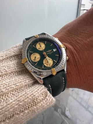 Breitling Chronomat British Racing Green - SERVICE 10/2025 - Automatik Vintage