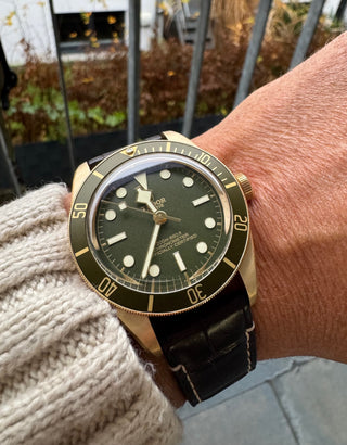 Tudor Black Bay 58 Green 18K Gold Automatik 79018V Full Set - 2022