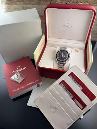 Omega Speedmaster Professional Moonwatch Chocolate / Sapphire - Full Set