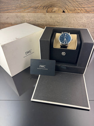 IWC Portofino Automatic 40 Black Dial  IW356502 Box & Papiere 2018