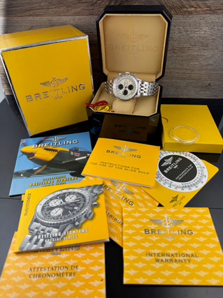 Breitling Navitimer Fighters Serie Speciale A13330 Panda Dial - Full Set 2003