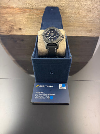 Breitling Automatic 45 Seawolf Night Mission V173191 Black Military - B&P 2024