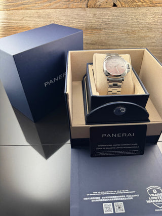 Panerai Luminor Due 38 Pastello Limited Edition Automatik MINT / NEUWERTIG - Full Set 2023