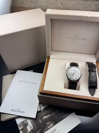 Jaeger-LeCoultre Master Grande Ultra Thin Q1358420 / 174.8.90.S Stahl - B&P 2015
