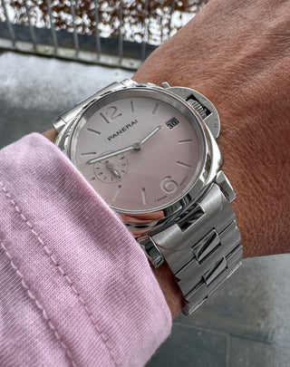 Panerai Luminor Due 38 Pastello Limited Edition Automatik MINT / NEUWERTIG - Full Set 2023