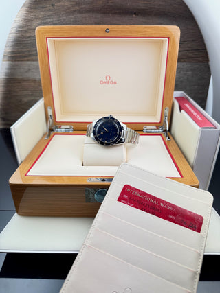 Omega Seamaster 300 Co-Axial Master Chronometer MINT / NEUWERTIG - NAVY BLUE - 2024