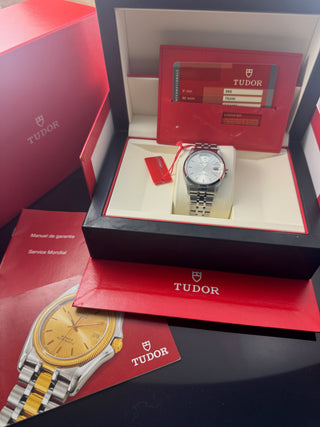 Tudor Prince Date Day 76200 Silver Dial Automatic Full Set 2013