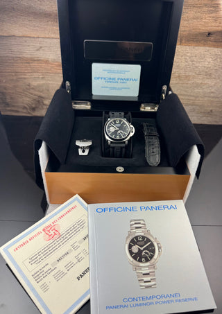 Panerai Luminor Power Reserve 40MM Black Dial PAM00125 - Full Set 2002