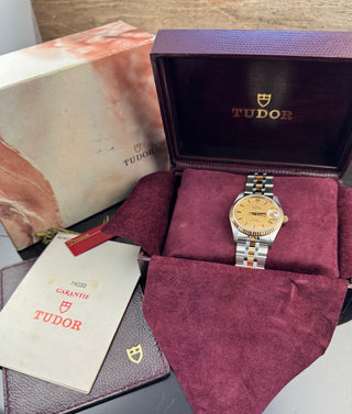 Tudor Prince Date 74033 Stahl/Gold · NOS Ungetragen · Medium 34 mm · Automatik Stahl